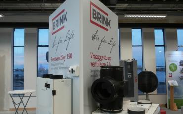 Brink luchtverwarming in showroom