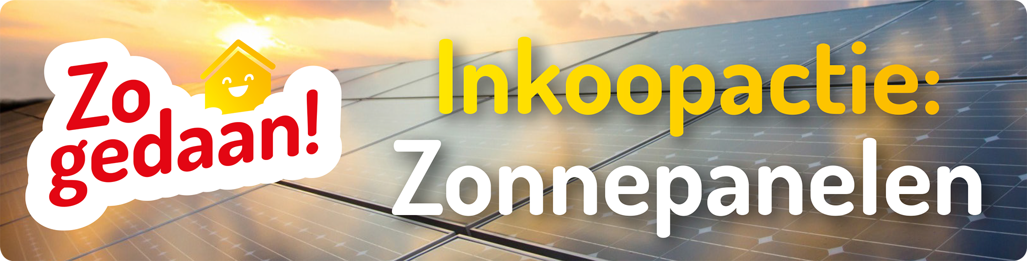 Header Inkoopactie Zonnepanelen