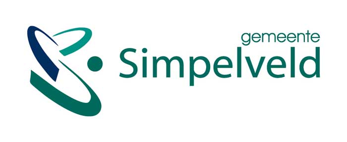 Simpelveld logo white