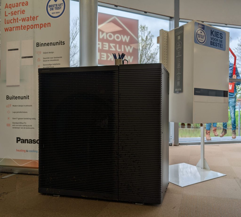 Panasonic Aquarea warmtepomp showroom