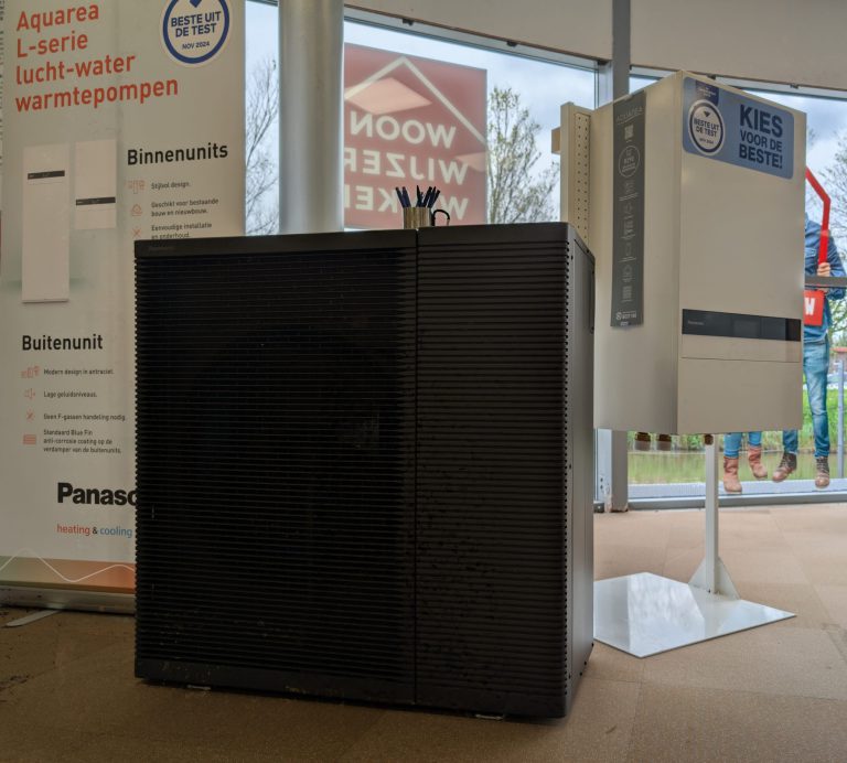 Panasonic Aquarea warmtepomp showroom